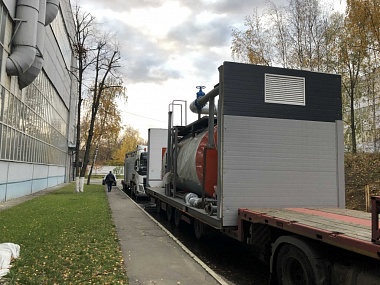 Отгрузка блочно-модульной котельной, мощностью 23МВт